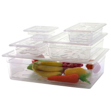 26PCS GN Pan Clear Plastic Polycarbonate PC Insulated Food Pan for sale Passed NSF  Certificated for store Transport